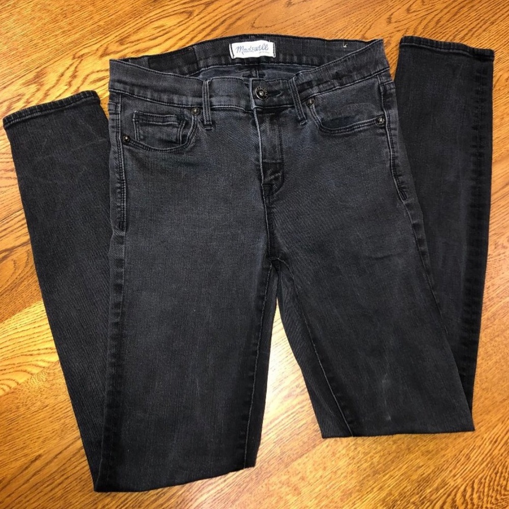 Madewell Dark Gray High Rise Skinny Jeans | 28 GUC
